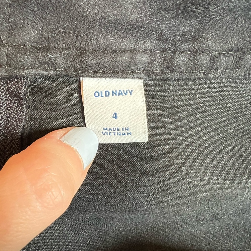 NWOT Old Navy Faux Suede Mini Skirt - Picture 5 of 6